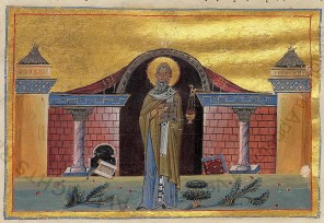 테르미투스의 성 스피리디온38_from Menologion of Basil II_in Vatican Library_Rome.jpg